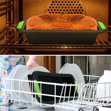 DUŻA SILIKONOWA FORMA DO PIECZENIA CHLEBA PASZTETU CIAST KEKSÓWKA NON-STICK