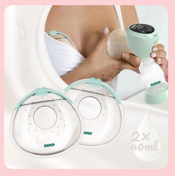 NENO CLARO 2 силиконовые коллекторы для грудного молока BPA FREE CASE