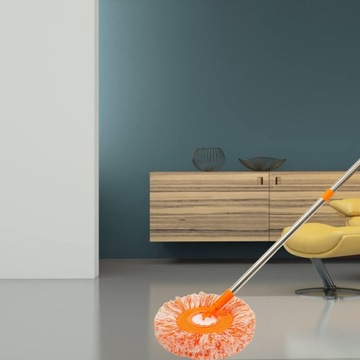 плоская швабра с телескопической ручкой, микрофибра, чехол на окно 180°