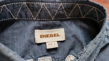 DIESEL KOSZULA męska DUŻE LOGO NAPISY M