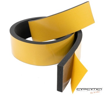 Защита двери автомобиля, бампер для стены гаража, 2 м, САМОКЛЕЯЩИЙСЯ, толстый. 2 см