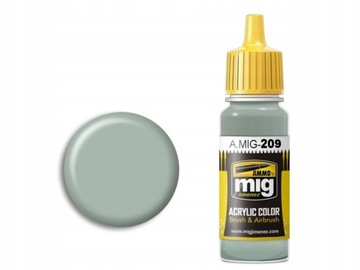 Farba akrylowa Light gray FS36495 A.MIG209 AMMO Mig Jimenez