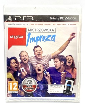 SINGSTAR: MISTRZOWSKA IMPREZA PL | NOWA | FOLIA | PS3 | PO POLSKU | KARAOKE