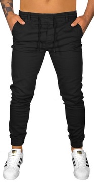 JOGGERY MĘSKIE SPODNIE SCIĄGACZE JAKOŚĆ