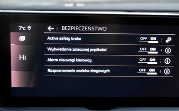 Peugeot 5008 II Crossover Facelifting 1.6 PureTech 180KM 2023 Peugeot 5008 SKORA Alusy LED Navi. BLIS linne assist Grzane fotele 1.6, zdjęcie 35