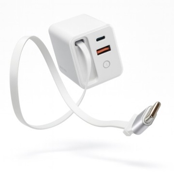 Nabíječka Kostka S Kabelem 80W Gan Usbc Usb C Usb Typ C Pd Rychlá Robustní