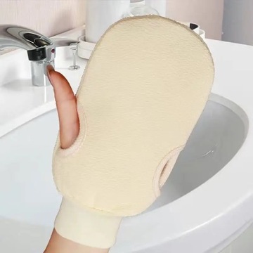 1PC Bath Exfoliating Body Scrub Gloves Scrubbing Bath Gloves