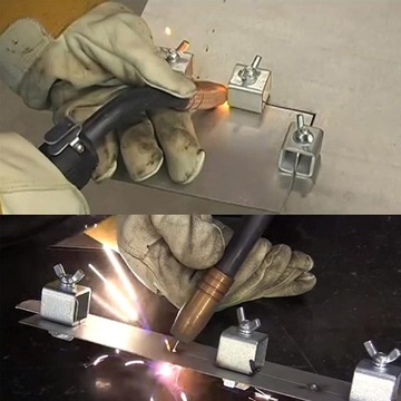 СВАРОЧНЫЙ ЗАЖИМ ДЛЯ СВАРКИ ЛИСТОВОГО МЕТАЛЛА 8 ШТ. ЗАЖИМ-БАБОЧКА