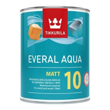 Tikkurila Everal Aqua Matt [10] Grey Ciemne 0,90 L