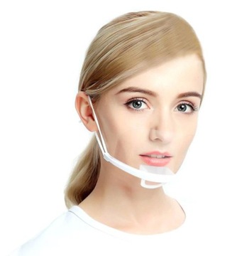 mini shield PRZYŁBICA przezroczysta na twarz maska