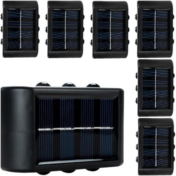 6xLAMPA SOLARNA LED DO ALTANY BALKON OGRODOWA IP65
