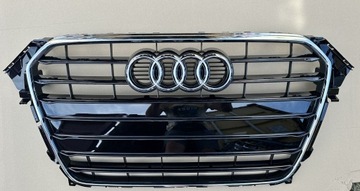 ATRAPA CHŁODNICY GRILL CZARNY AUDI A4 B8 ORYGINAŁ NOWY