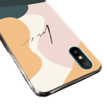 etui silikonowe clear case do Xiaomi Redmi 9A wzory + SZKŁO