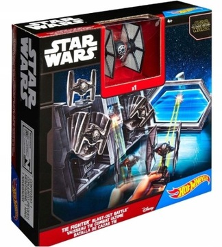 Hot Wheels Tie Fighter Star Wars Zestaw Statek Kosmiczny