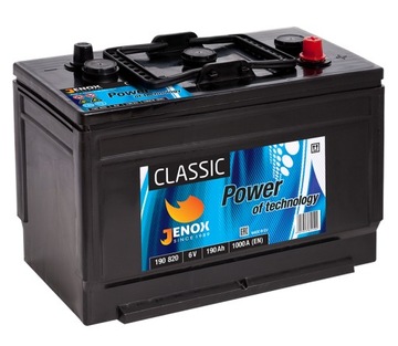 Akumulator Jenox Classic 6V 190Ah/1000A