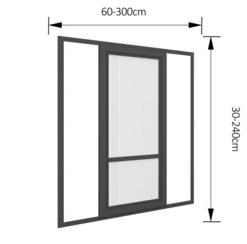 Раздвижная москитная сетка для балконных дверей. Раздвижные москитные сетки на заказ.