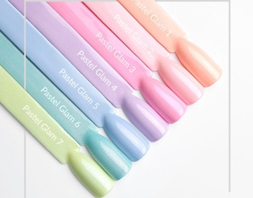 CLARESA PASTEL GLAM 4 ГИБРИДНЫЙ ЛАК ДЛЯ НОГТЕЙ СВЕТЛО-ФИОЛЕТОВЫЙ БЛЕСК ДЛЯ ГУБSNAIL PEARL