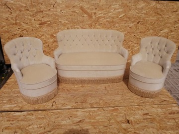 Sofa Chesterfield Antyczna chippendale Barok