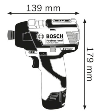 УДАРНЫЙ ДРАЙВЕР BOSCH 12 В 110 Нм 2x3,0 Ач L-BOXX