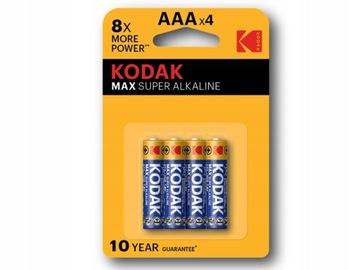 4x Bateria Baterie Paluszek KODAK R03 R3 AAA 1,5V