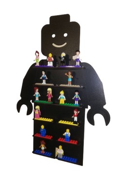 PÓŁKA REGAŁ NA KLOCKI LUDZIKI 36szt 35cm x 50cm figurki ekspozytor