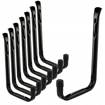 НАБОР ГАРАЖНЫХ АЛЮМИНИЕВЫХ КРЮЧКОВ NEO, 8 ПРЕДМЕТОВ ДЛЯ ОРГАНИЗАЦИИ ГАРАЖА В ПОДВАЛЕ