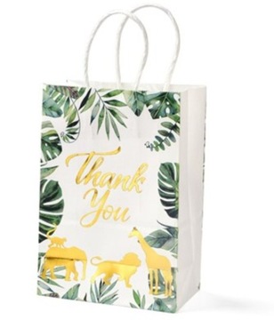 БУМАЖНЫЕ ПОДАРОЧНЫЕ ПАКЕТЫ 5 шт. СПАСИБО.