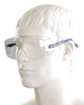 Защитные очки 3M 2800 поверх очков по рецепту, прозрачные, легкие