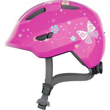 Kask dziecięcy Abus SMILEY 3.0 pink butterfly S 45-50
