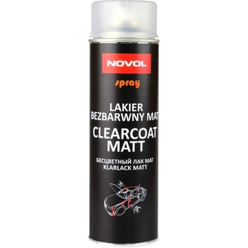 Lakier bezbarwny matowy NOVOL Clearcoat Matt Spray