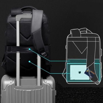 Рюкзак для ноутбука с защитой от кражи 17,3 FRN5132 USB Hard Shell Padlock