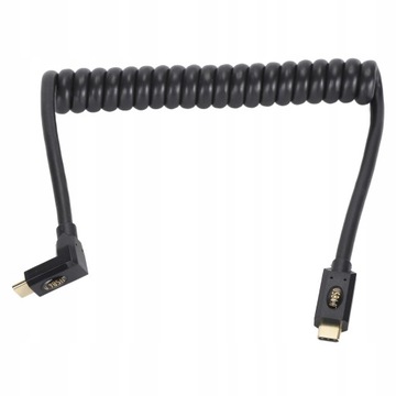 КАБЕЛЬ СПИРАЛЬНОЙ ПРУЖИНЫ USB-C ДЛЯ БЫСТРОЙ ЗАРЯДКИ USB ТИПА C, 1 М