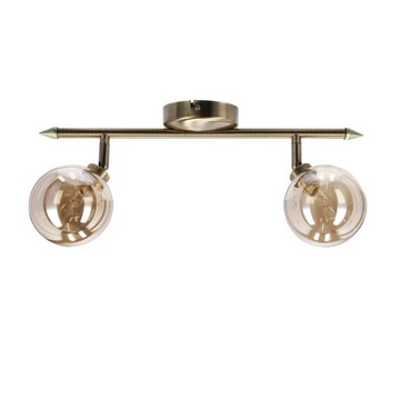 Rodia lampa sufitowa listwa patynowy 2x40w g9 klos