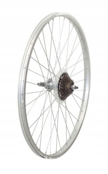 Koło tył 28'' ALUMINIOWE + WOLNOBIEG SHIMANO 7rz.