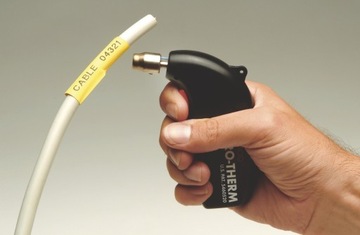 Dymo Rhino 18053, S0718280, 9 мм x 1,5 м, черная печать / белая подложка, лента