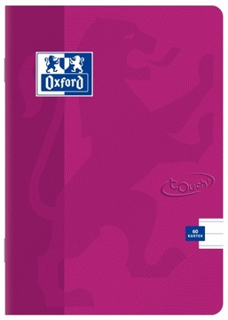 Zeszyt Oxford Touch A5 60 kartek linia fioletowy