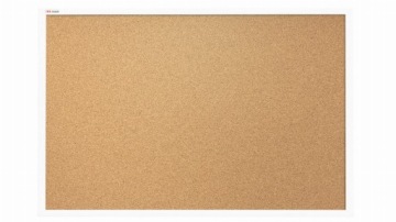 Пробковая доска 120х90см в белой деревянной раме.