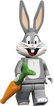 LEGO MINIFIGURES SERIA LOONEY TOON FIGURKA KRÓLIK BUGS BUNNY 71030 2