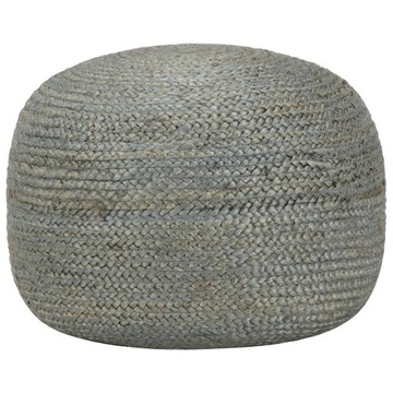 Ręcznie robiony puf, zieleń oliwkowa, 45 x 30 cm