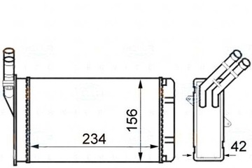 RADIÁTOR BEHR HELLA 96103384 644878