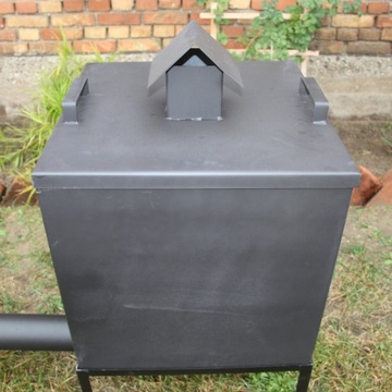 МЕТАЛЛИЧЕСКАЯ САДОВАЯ КОПИЛКА 50СМ БЕЗ ДВЕРИ ДЫМОХОД 20x20x25 БЕЗ ДВЕРИ