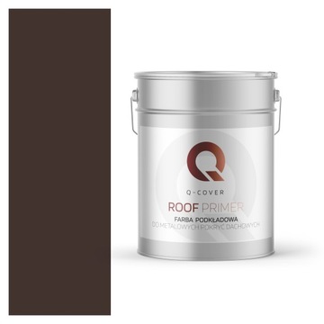 FARBA DACHOWA PODKŁADOWA CZEKOLADOWY BRĄZ 8017 BRĄZOWA 10L DO DACHÓW