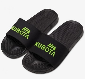 KLAPKI BASENOWE MĘSKIE KUBOTA BASIC lekkie CZARNE gumowe 43