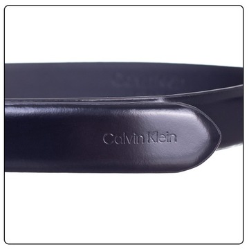 CALVIN KLEIN DAMSKI PASEK DO SPODNI RE-LOCK CK LOGO BELT CZARNY r.85