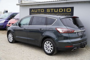 Ford S-Max II Van 2.0 TDCi 180KM 2018 Ford S-Max NawigacjaElektryczna KlapaAsystentyGrzane FoteleTempomatLadny, zdjęcie 36