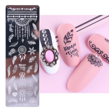 ШТАМПЫ ИЗ ЖЕСТИ ЛОВЕЦ СНОВ НОГТИ STZ7