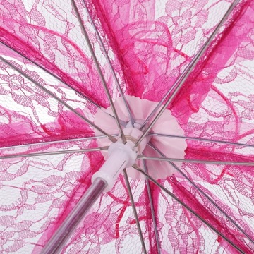 Зонтик из роз и пурпура