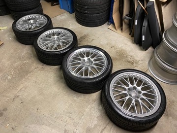 AUDI A6 A8 A4 ALU RÁFKY 19 PALCŮ + PNEUMATIKY VÍKA BBS
