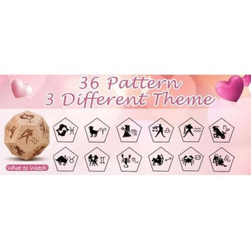 12-сторонние принадлежности для вечеринок, деревянные игральные кости, настольные игры, созвездия, карточные игры