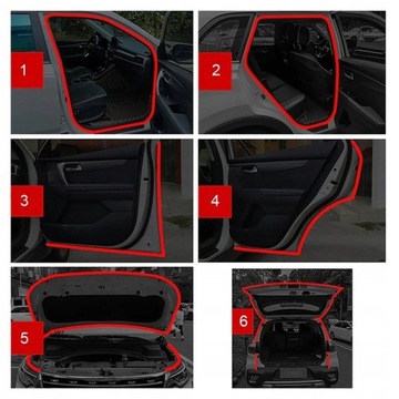 Uszczelka Samoprzylepna do Drzwi i Okien 5 m